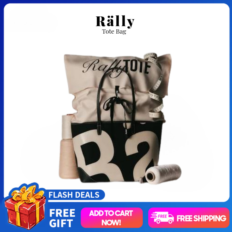 ของแท้100% Rally City Tote - กระเป๋าทรง Tote Bag ลายโลโก้ กระเป๋าถือ สะพายข้าง