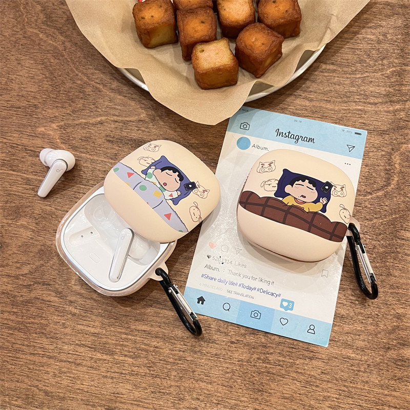 สําหรับ Soundcore liberty 5 เคสหูฟังบลูทูธน่ารักการ์ตูน Shin-chan กรณี liberty 5 ซิลิโคนเคสนิ่มป้องก