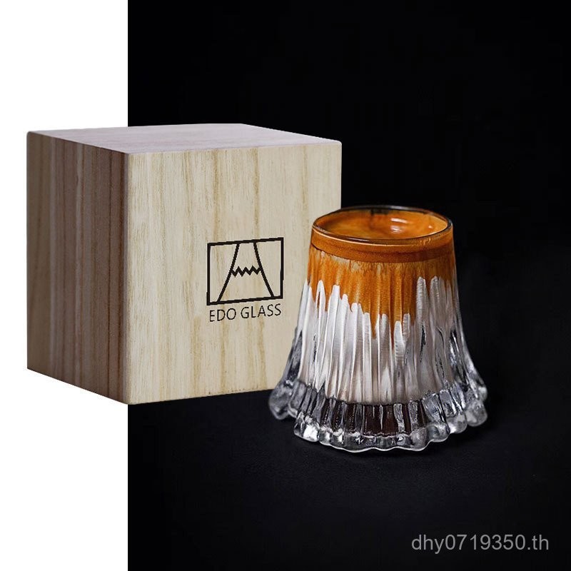 Coffee Flame Coffee Glass แก้วไวน์ Coffee Volcanic Exclusive/Dirty Mount Fuji Glass Cup I4TW