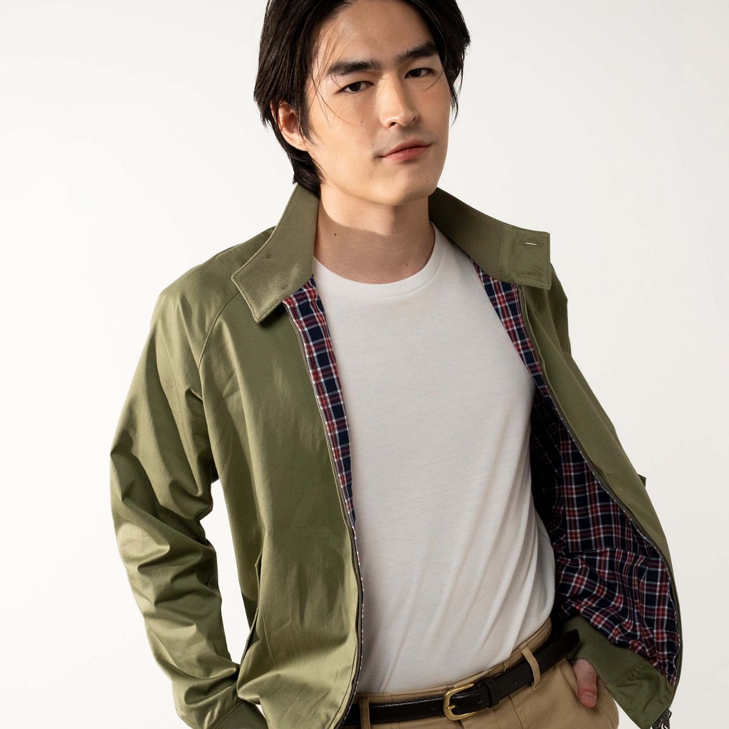 era-won เสื้อแจ็คเก็ต รุ่น Harrington Jacket ทรง Regular สี Green