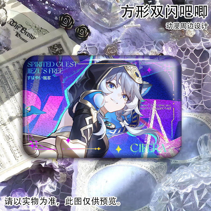 พิน.BADGE.Honkai.Star.Rail.Cipher.Cifera.สำหรับ.กระเป๋าและหมวก.ของสะสมจากอนิเมะและเกม