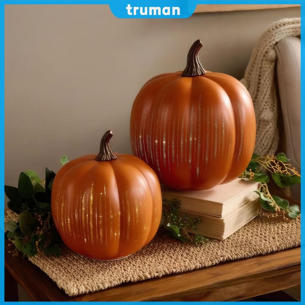 Twinkle LED Light Pumpkins Starry Night Pumpkins Twinkle Light Pumpkins ตกแต่งฮาโลวีน [Truman.th]