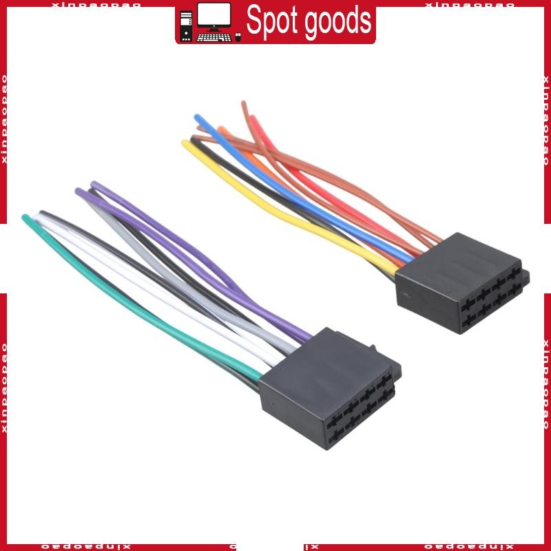 XI สําหรับ A4 A6 A8 รถ Universal ISO-Radio สเตอริโอสายรัดอะแดปเตอร์สายปลั๊กเชื่อมต่อ