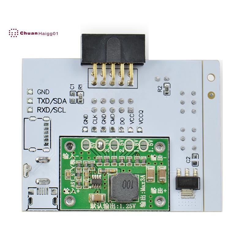 RT809H อะแดปเตอร์สีขาว EMC ISP สําหรับคลิปทดสอบการเขียนอย่างรวดเร็วอ่านความเร็วเครื่องคิดเลขชิป