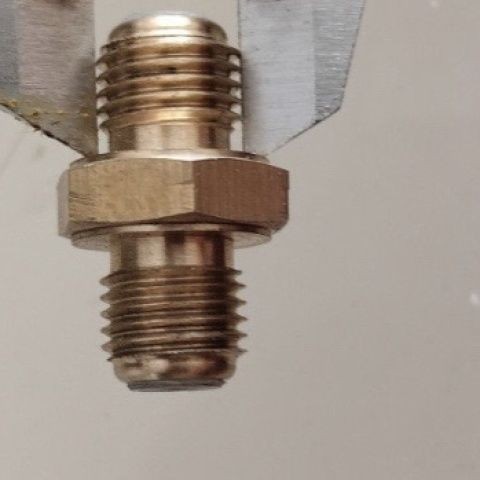 R22 Connector Flared Direct Pipe Connector British and American Standard Fluorinated Pipe 16