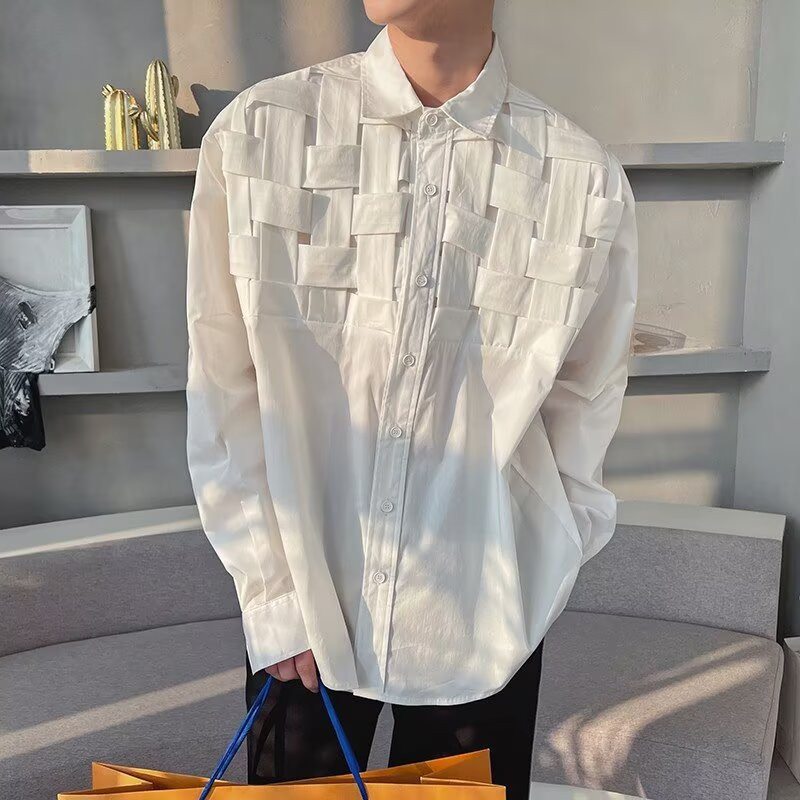 เสื้อเชิ้ตแขนยาวดีไซน์สำหรับผู้ใหญ่และเยาวชน สวมใส่ได้หลากหลายโอกาส