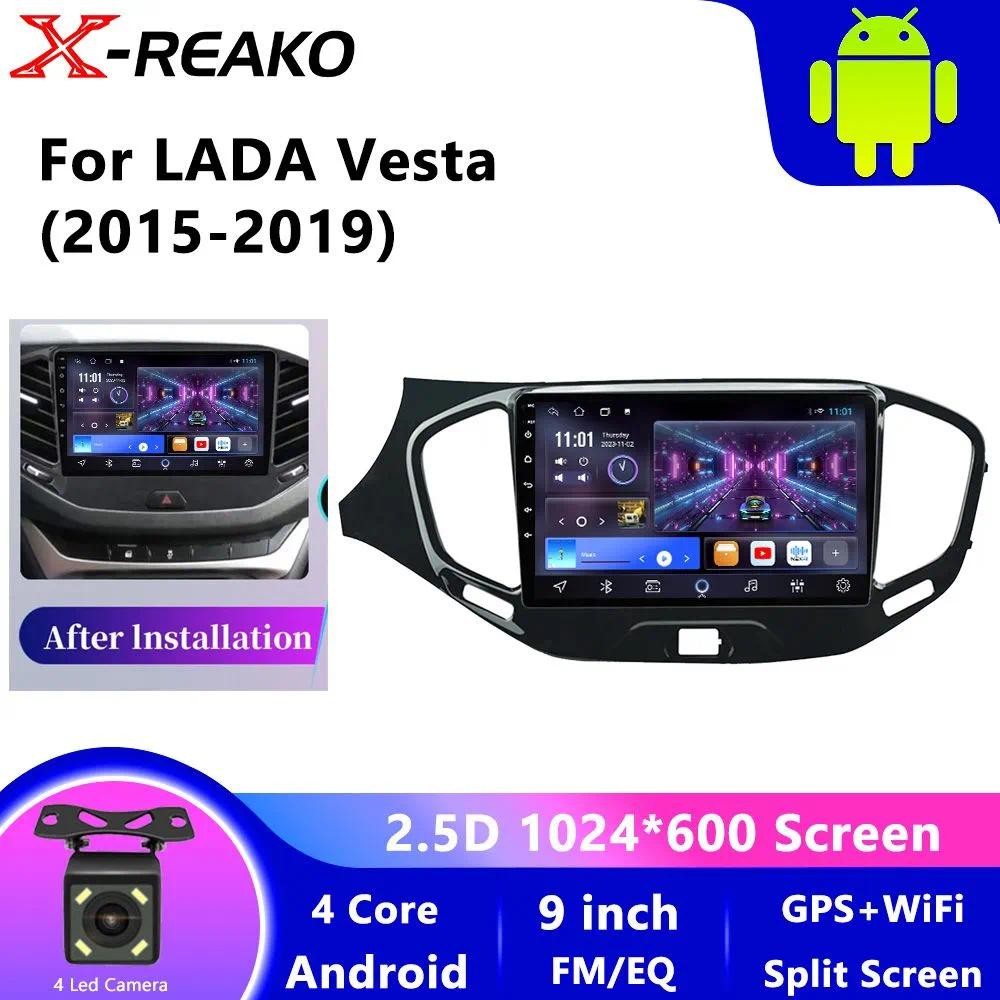 X-REAKO Car Recorder เส้นทแยงมุม: 9, "2 DIN, 1GB / 32GB