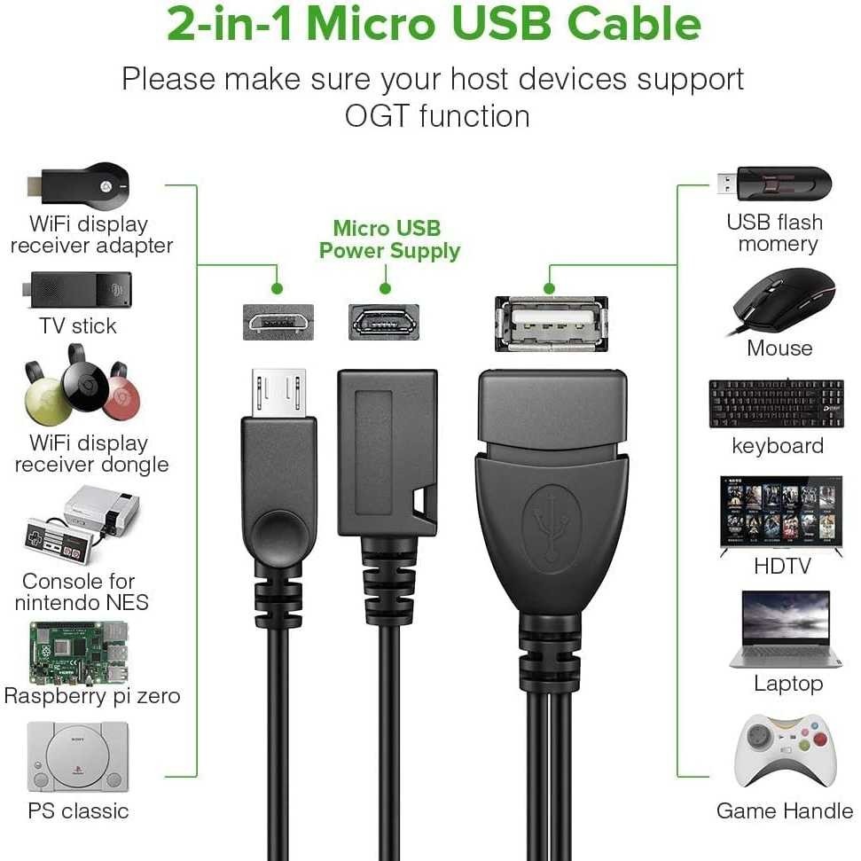 JKMLLCM OTG Micro USB เป็น USB Female และ Micro USB Female - A-UOY-02