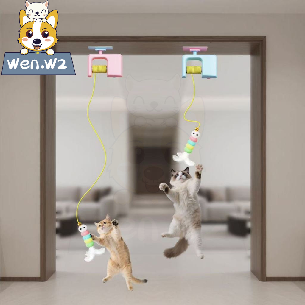 wen.W2 ของเล่น เชือกกระโดดสำหรับแมว ของเล่นแมว Funny Stick