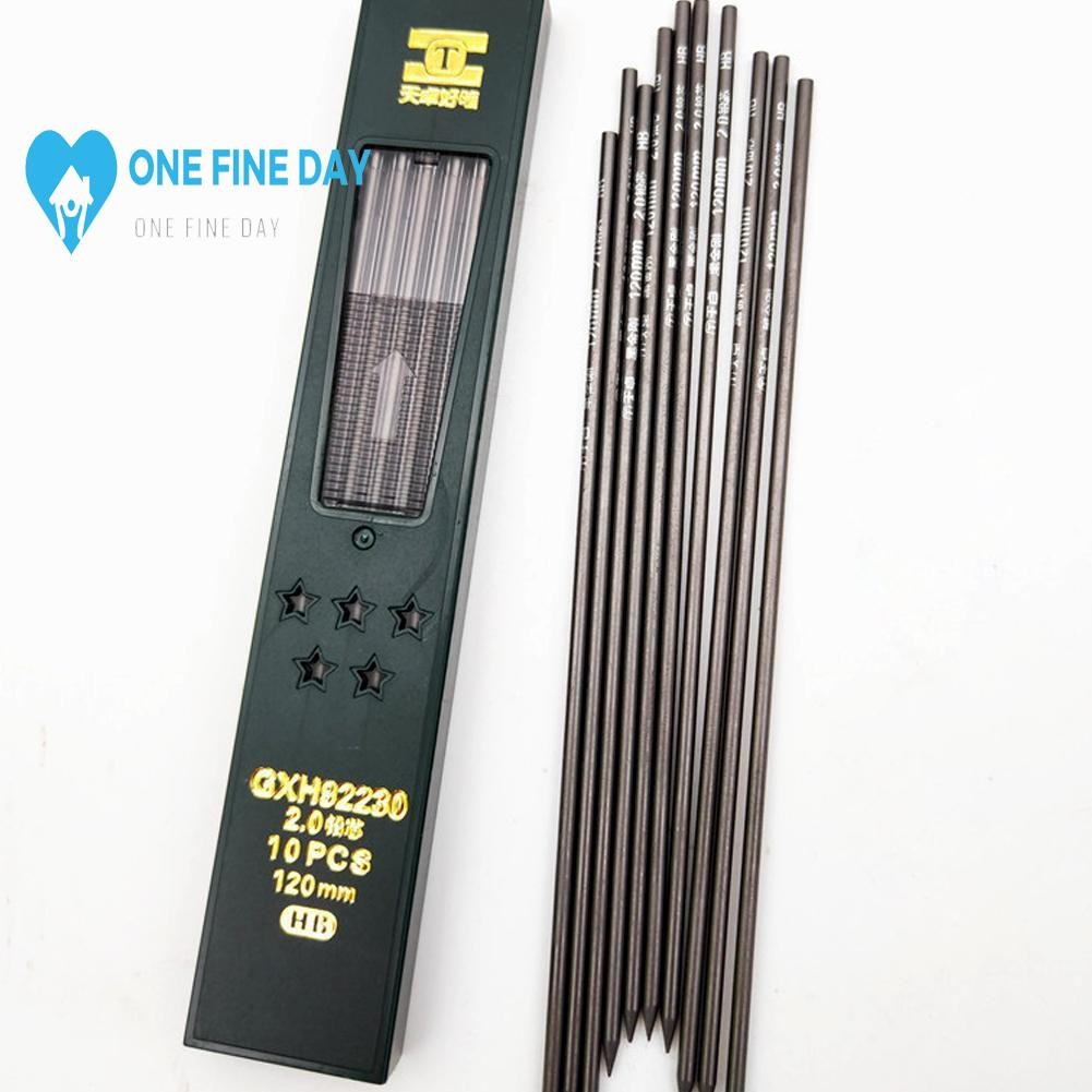 ชุด 2.0 ดินสอตะกั่ว Core Hb/2b ดินสอเติมความยาว 120 มม.สําหรับดินสอและ H4j7