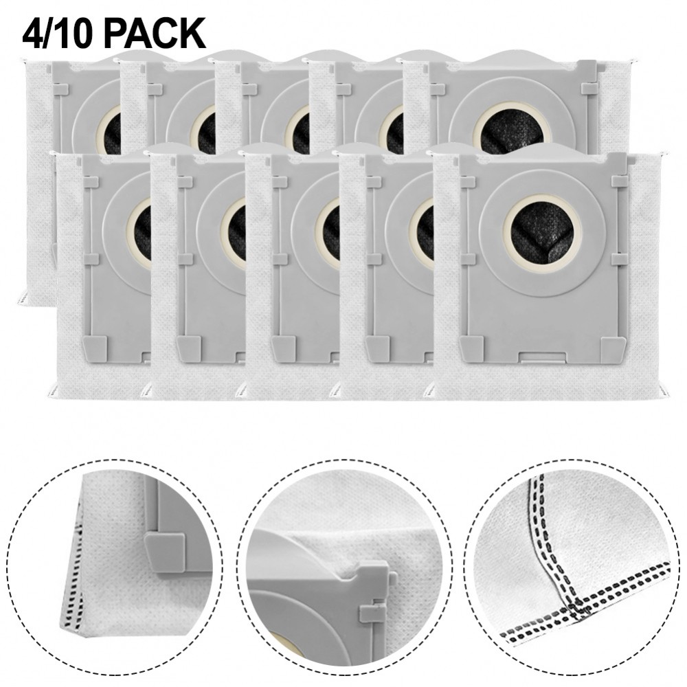 สําหรับ ถุงเก็บฝุ่นทดแทนที่รองรับ ECOVACS สําหรับ Deebot Mini Vacuum 4 หรือ 10 แพ็ค