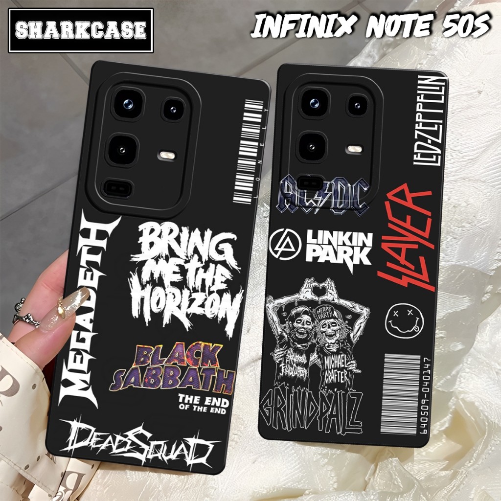 Softcase HP INFINIX NOTE 50s / NOTE 50X / NOTE 50 / NOTE 50 PRO / NOTE 50 PRO PLUS วอลล์เปเปอร์เมทัล