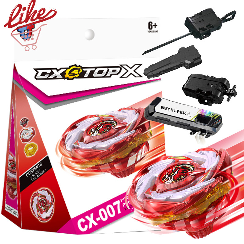 Bey X CX-007 Red CX-07 Pegasus Blast ATR Bey Xtreme พร้อม Launcher Led Grip ชุดสําหรับ Bey Burst ของ