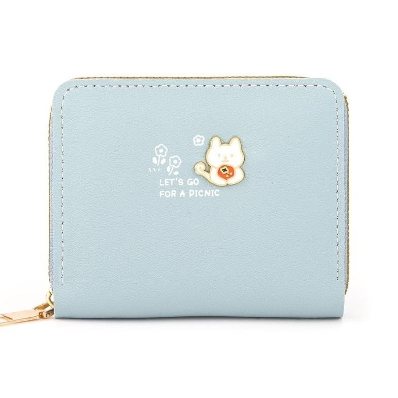 กระเป๋าสตางใบสั้น น่ารัก โล้โก้น้องแมว(GC-311)