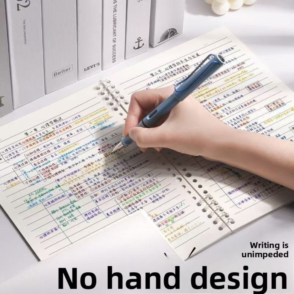 คาอุส‌ สมุดโน๊ตแหวน เครื่องผูก, เครื่องเขียนรีฟิล ก5 สมุดโน้ตแบบหลวม, แหวน เครื่องผูก ที่ถอดออกได้ 60 แผ่น หน้า ปกโน๊ตบุ๊ค - รูปที่ 6