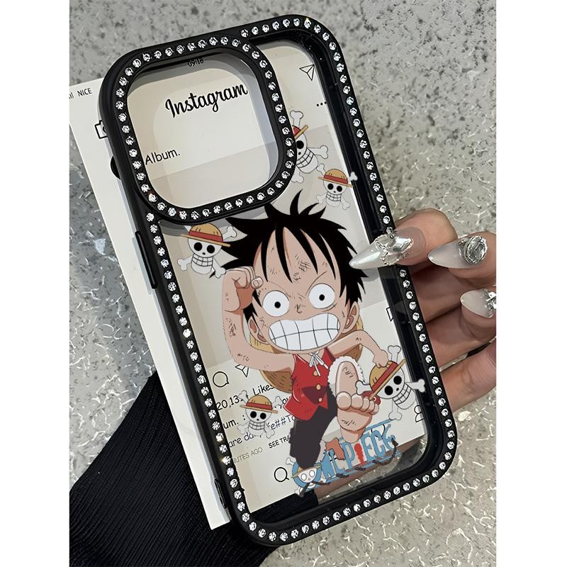 Luffy skull telescopic สําหรับ iPhone 11 12 15 16 14 13 14PRO 12PRO 16PROMAX 14PROMAX 13PROMAX 16PLU