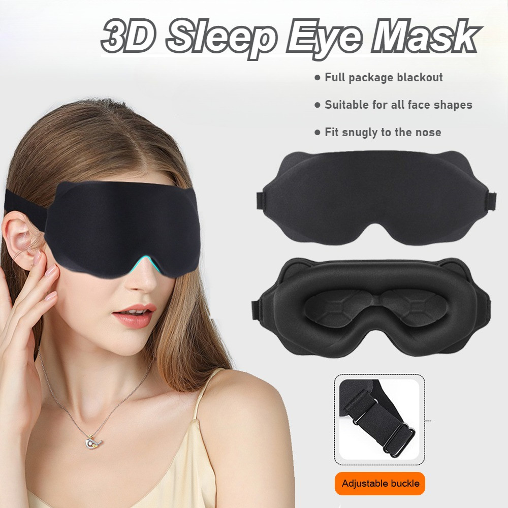 Topeng Mata Tidur 3D Blackout Night Mata
