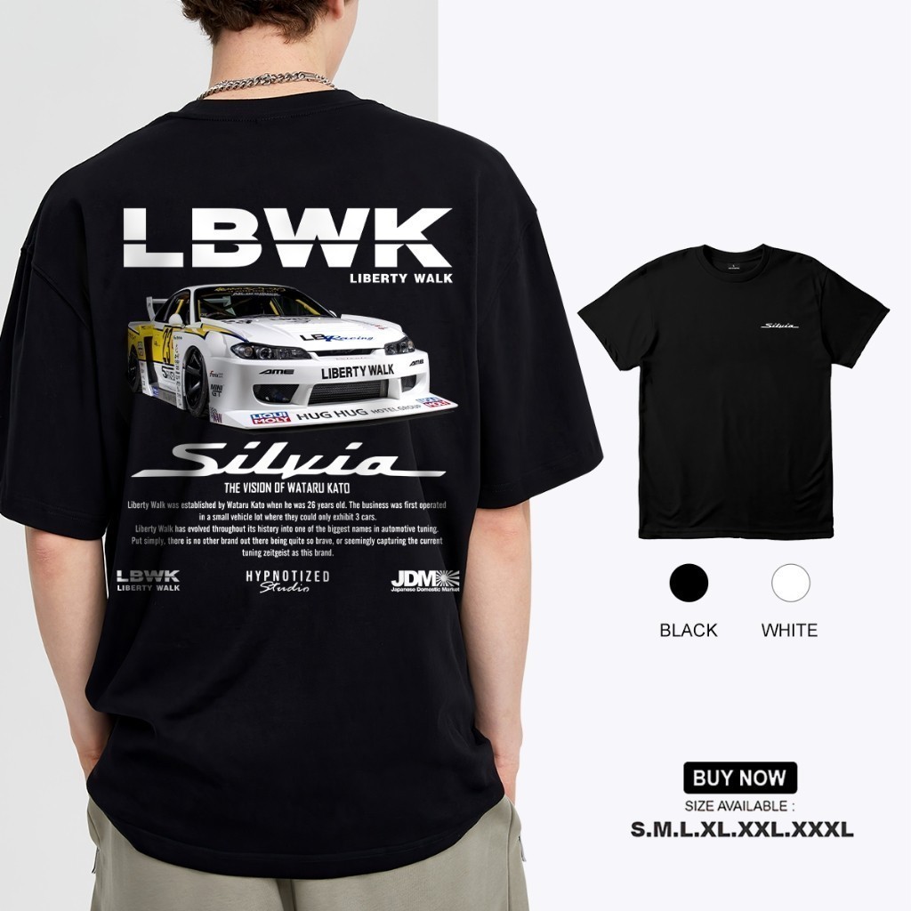 เสื้อ.Liberty.Walk.Unisex.Shirt.ลายพิมพ์สำหรับรถ.เหมาะใส่ในฤดูร้อน