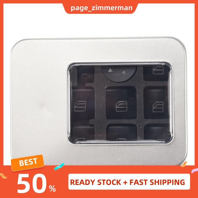 In Stock 12PCS รถประตูพนักพิงหน้าต่างปุ่มสวิทช์ Trim ฝาครอบสติกเกอร์สําหรับ ML CEG Class W204 X166