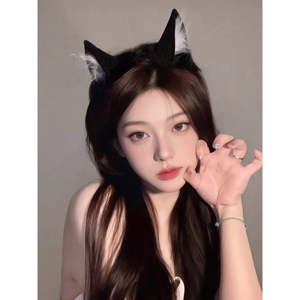 สัตว์หูแมวสามมิติ สำหรับcosplay แถบคาดศีรษะ