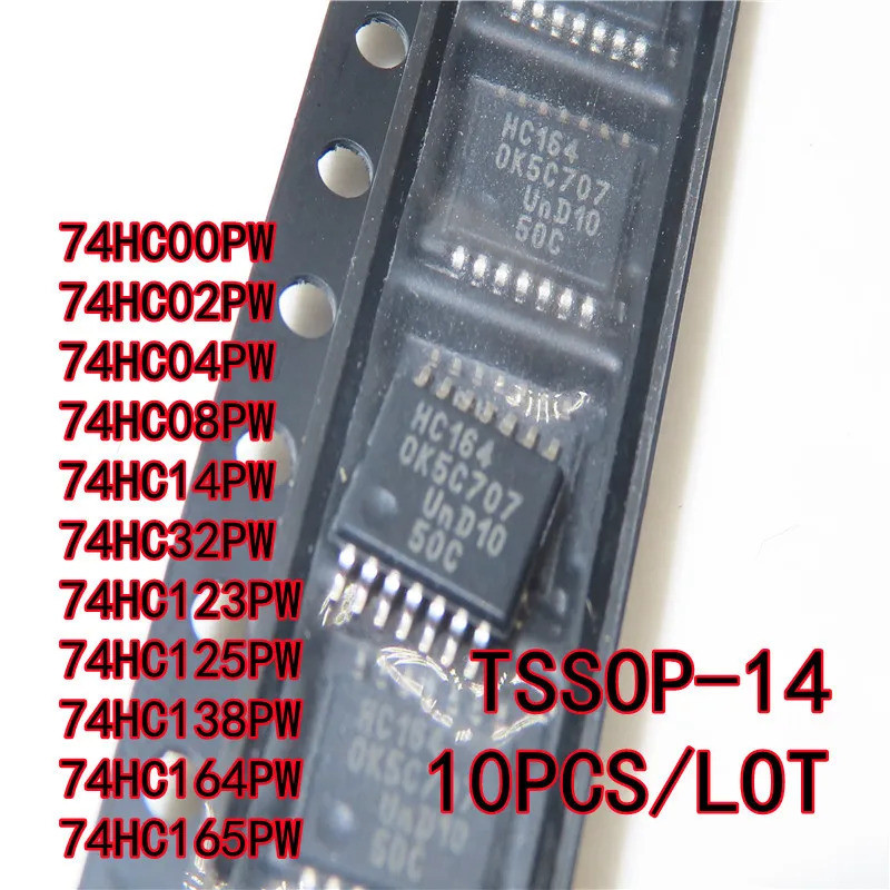 1-5PCS SN74HC00PW 74HC02PW 74HC04PW 74HC08PW 74HC14PW 74HC32PW 74HC125PW 74HC138PW 74HC164W HC165PW 