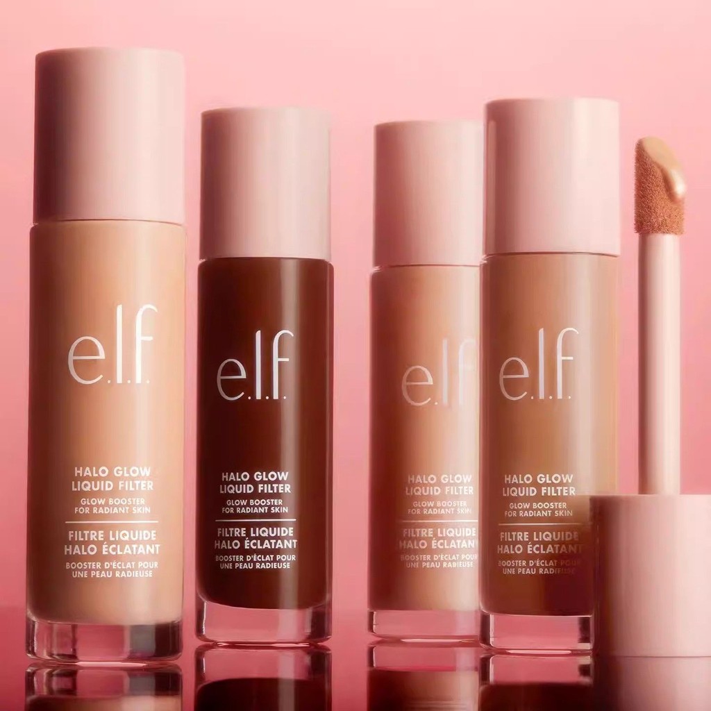 Elf Soft Glam Makeup Primer Highlighter Liquid Foundation Brightening คอนซีลเลอร์ Foundation Softeni