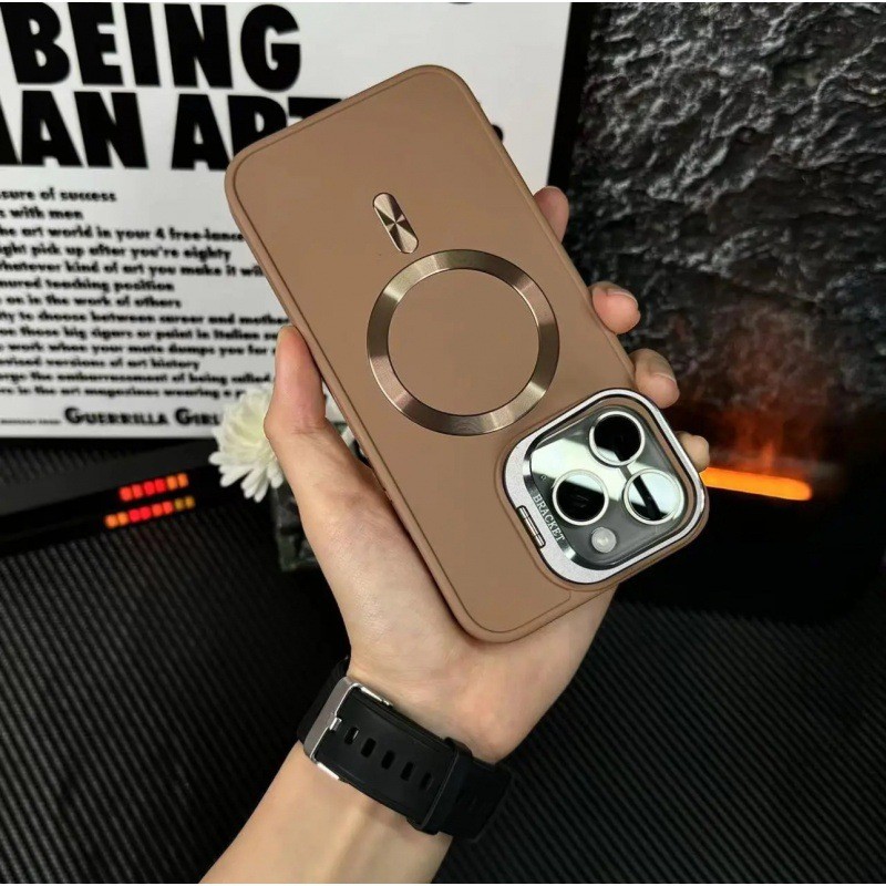แม่เหล็กดูดเลนส์เคลือบที่มองไม่เห็นวงเล็บเคสโทรศัพท์สําหรับ ไอโฟน 16 มือโปร สูงสุด อากาศ 17 16 บวก 15 มือโปร 14 13 12 11 เปลือกป้องกัน