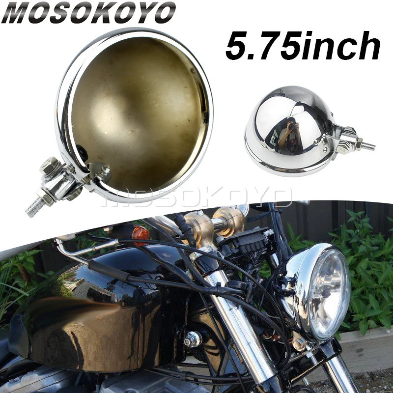 Presale Universal 5.75 inch LED Headlight Bucket For Harley Dyna Softail Sportster XL1200 XL833 Cust