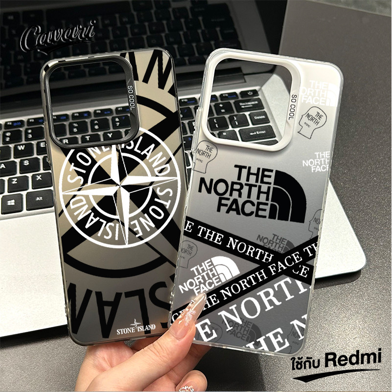 เคสโทรศัพท์ Redmi 12 13C 12C 9A 9T 10C 9 10 10A 9C NFC A1 POCO M3 X5 Note 13 12 10 11 8 9 10Pro โลโก้แบรนด์ดัง โทรศัพท์