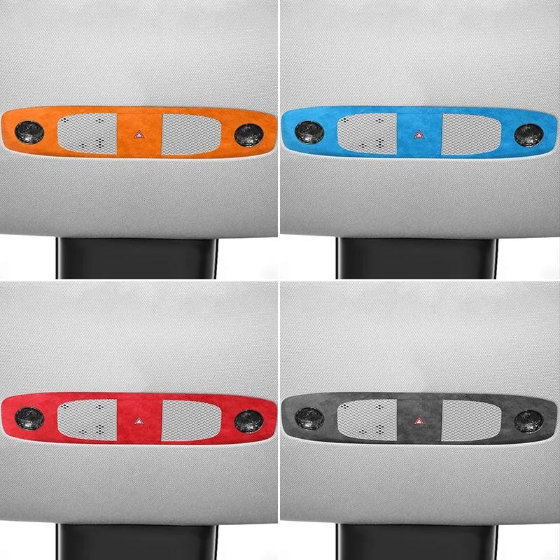 Made of Alcantara สําหรับ Tesla รุ่น 3 (2019-2023)/รุ่น Y(2019-2024) Dome Light Switch Panel Trim สต