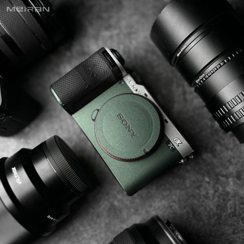 Mall คุณภาพ Meiran เหมาะสําหรับ Sony A7C2 ฟิล์มกล้อง A7C สติ๊กเกอร์รุ่นที่สอง Body รวมทุกอย่างฟิล์มป