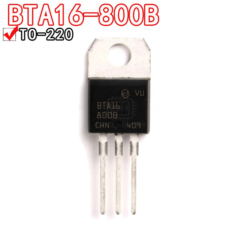1-5 ชิ้น BTA16-800B TO-220 BTA16-800 BTA16 800V 16A BTA04-800B BTA06-800B BTA10-800B BTA12-800B BTA1