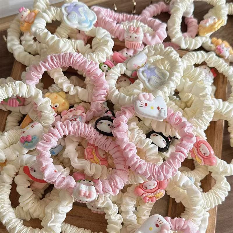 8JG发饰大盲盒发绳少女情侣皮筋头绳学生卡通甜美发圈头饰发饰Hair accessories big blind box hair rope girl couple rubber band head rope20250819