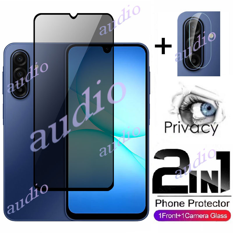 SAMSUNG สําหรับSamsung A17 5G 2in1 หน้าจอส่วนตัวพร้อมฟิล์มเลนส์สําหรับSamsung Galaxy A17 A27 A37 A57