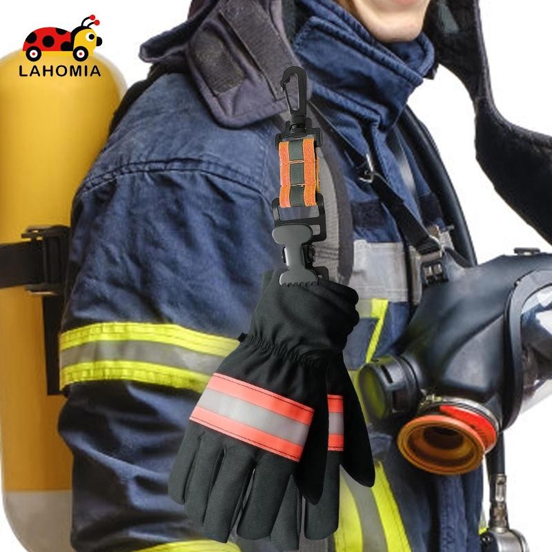 [ลาโฮเมีย] สายรัดถุงมือดับเพลิง, ตัวยึดถุงมือ ที่หนีบถุงมือ สายรัดถุงมือดับเพลิง, คลิปเกียร์เปิดสําหรับถุงมือก่อสร้าง, ถุงมือเชื - รูปที่ 5