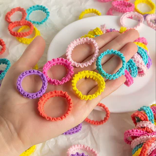 50 ชิ้น/แพ็ค ชุดผ้าคาดผมลูกไม้สีสันสดใส ยืดหยุ่นได้ดี วัสดุนุ่ม ไม่เป็นอันตรายต่อเส้นผม ที่คาดผมแฟชั่นน่ารักๆ ของสาวๆ