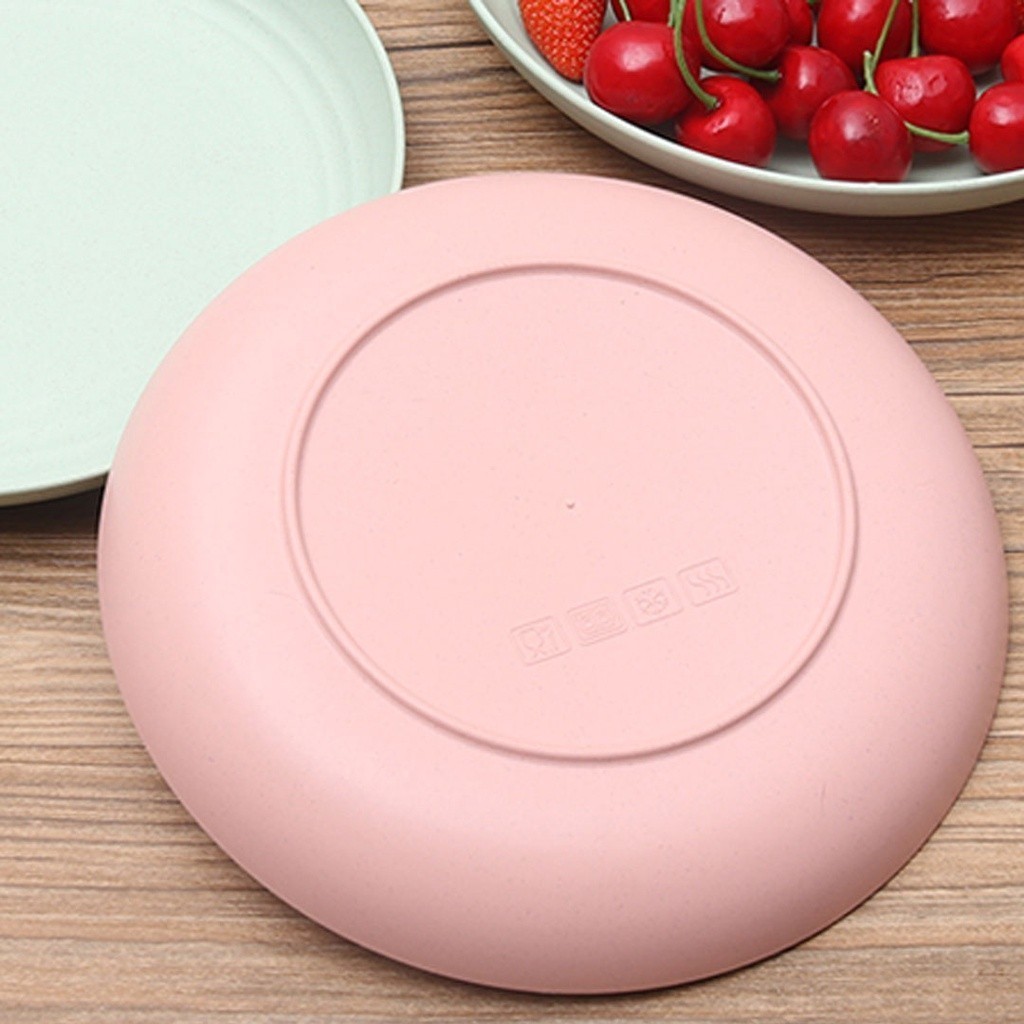 จาน จานก้นลึก ถ้วย ขนาด20cm จานข้าวฟางข้าวสาลี เป็นได้ทั้งจานและถ้วยไปในตัว สามารถนำเข้าไมโครเวฟได้ ปลอดภัย ปลอดสาร - รูปที่ 6