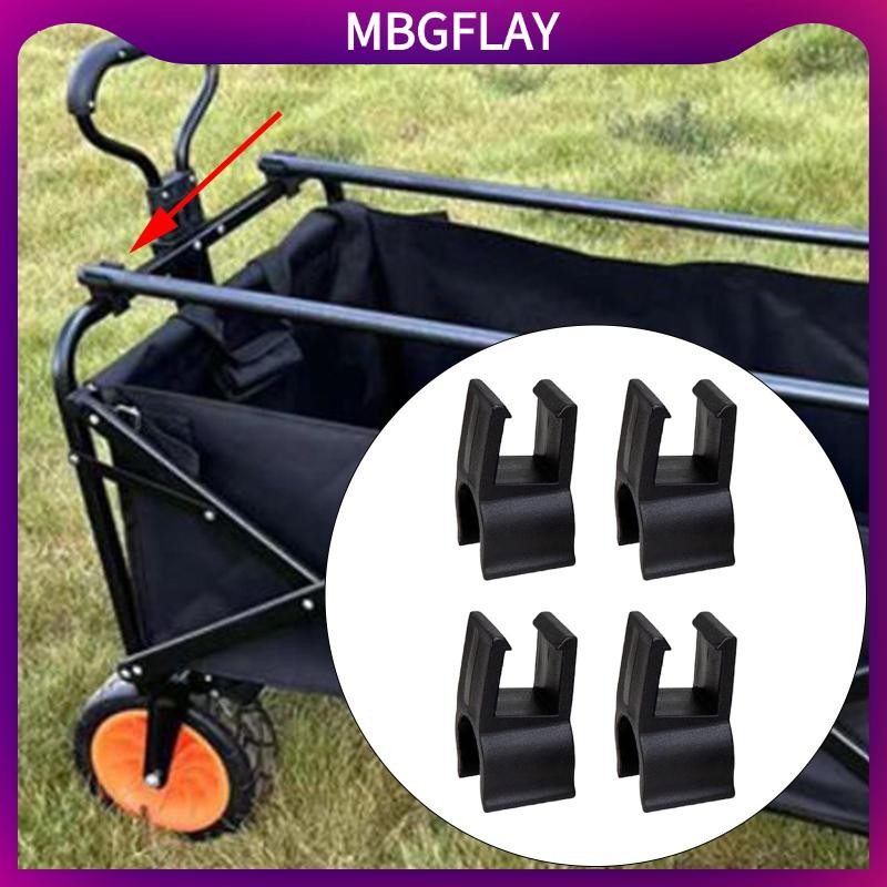 [mbgflay] 4x Camping Wagon Card Buckle Heavy Duty Oval Card Head Push Pull Cart Add Ons