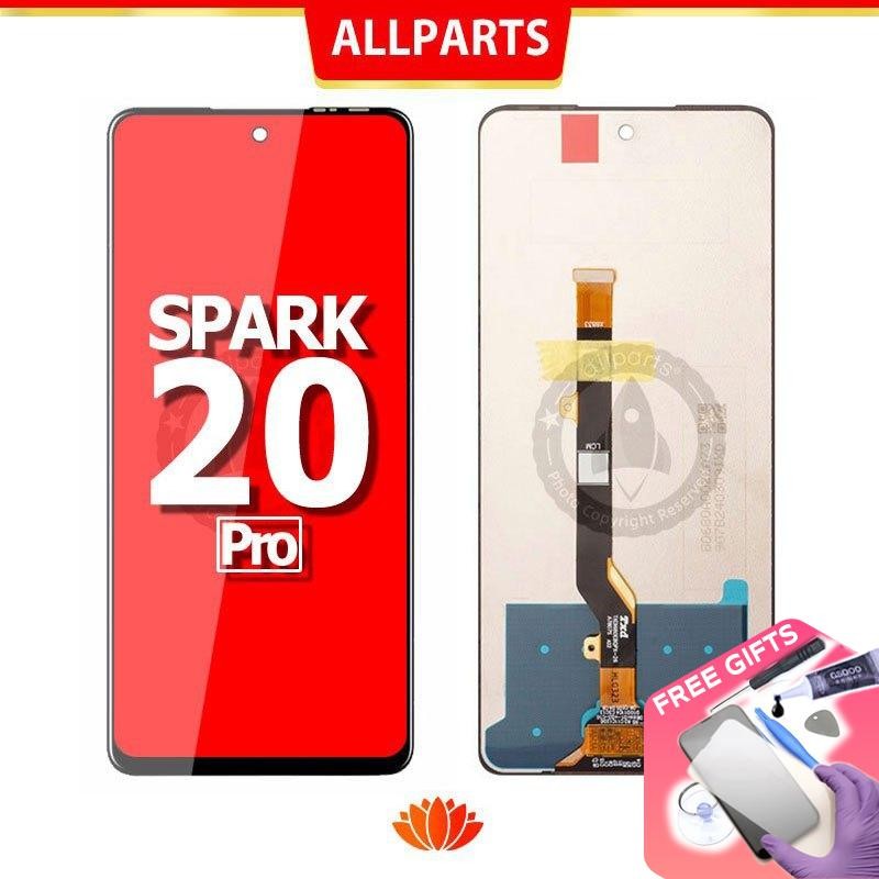 Allparts หน้าจอสัมผัส LCD แบบเปลี่ยน สําหรับ Tecno Spark 20 Pro KJ6