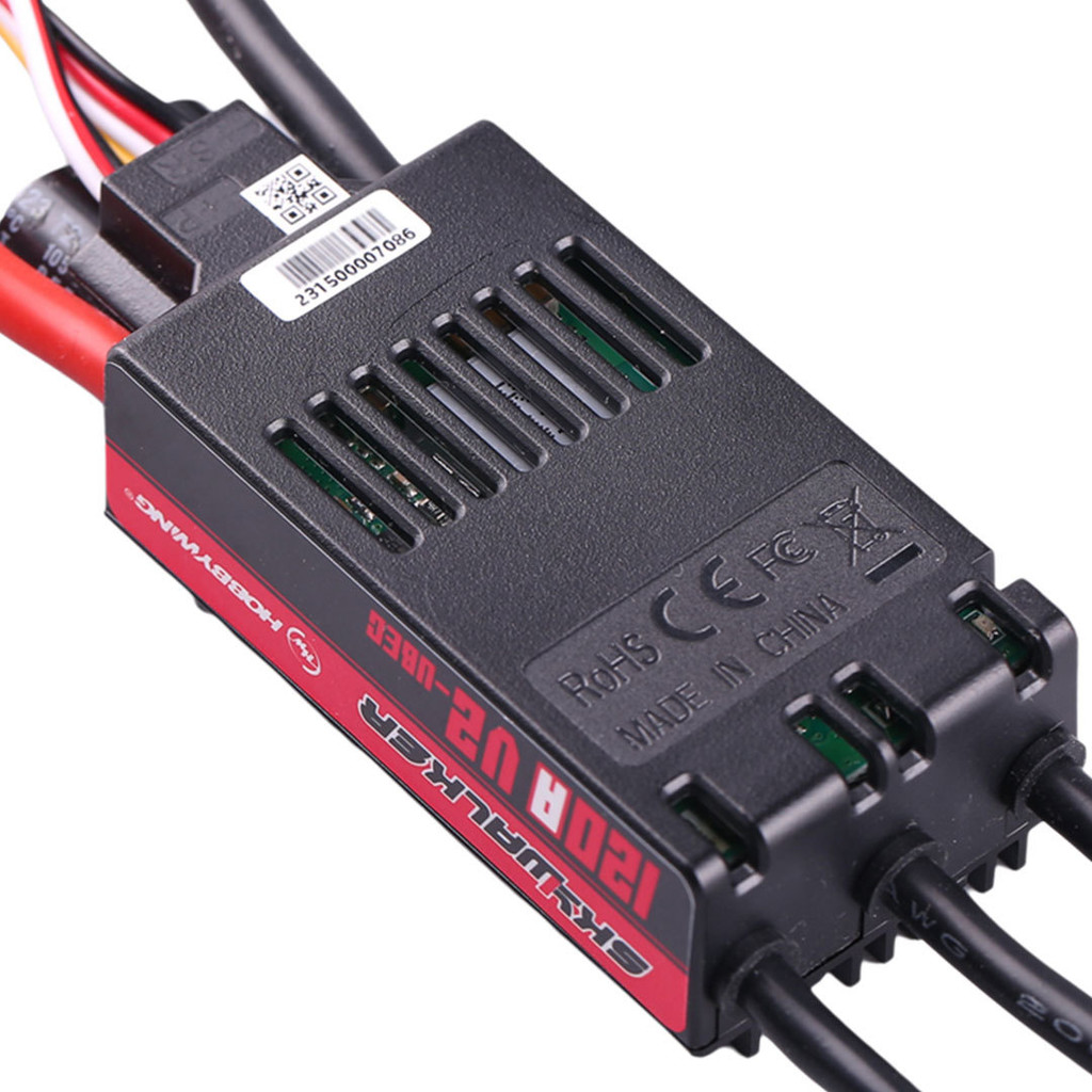 Hobbywing hobbywing SkyWalker 120A-V2-UBEC ครีมนวดผมอิเล็กทรอนิกส์แบบไม่มีแปรงพร้อม Back Push