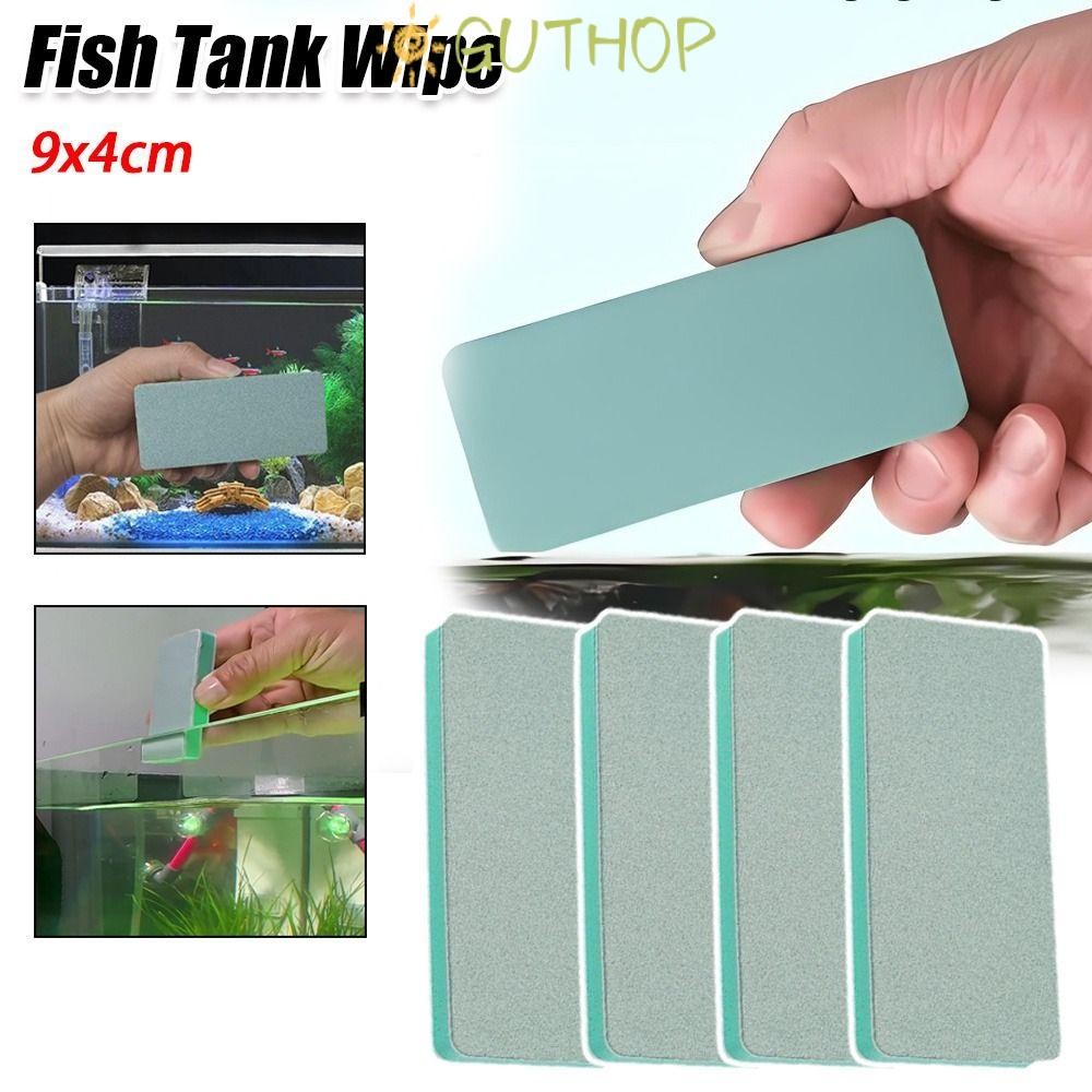 GUTHOP แปรงตู้ปลา, EVA No Dead Angle Fish Tank Wipe, ทนทานขจัดคราบตะกรันความยืดหยุ่นสูงถังปลาทําความสะอาด Artifact สําหรับทําความสะอาดเครื่องหมายน้ําบนกระจกด้านใน