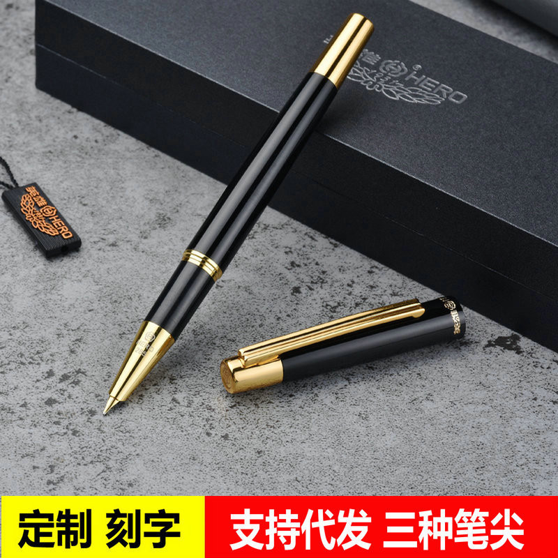 Hero Pen 285 Art Pen High-End Elbow Curved Tip Hard Pen การประดิษฐ์ตัวอักษรฝึกประดิษฐ์ตัวอักษรเฉพาะผ