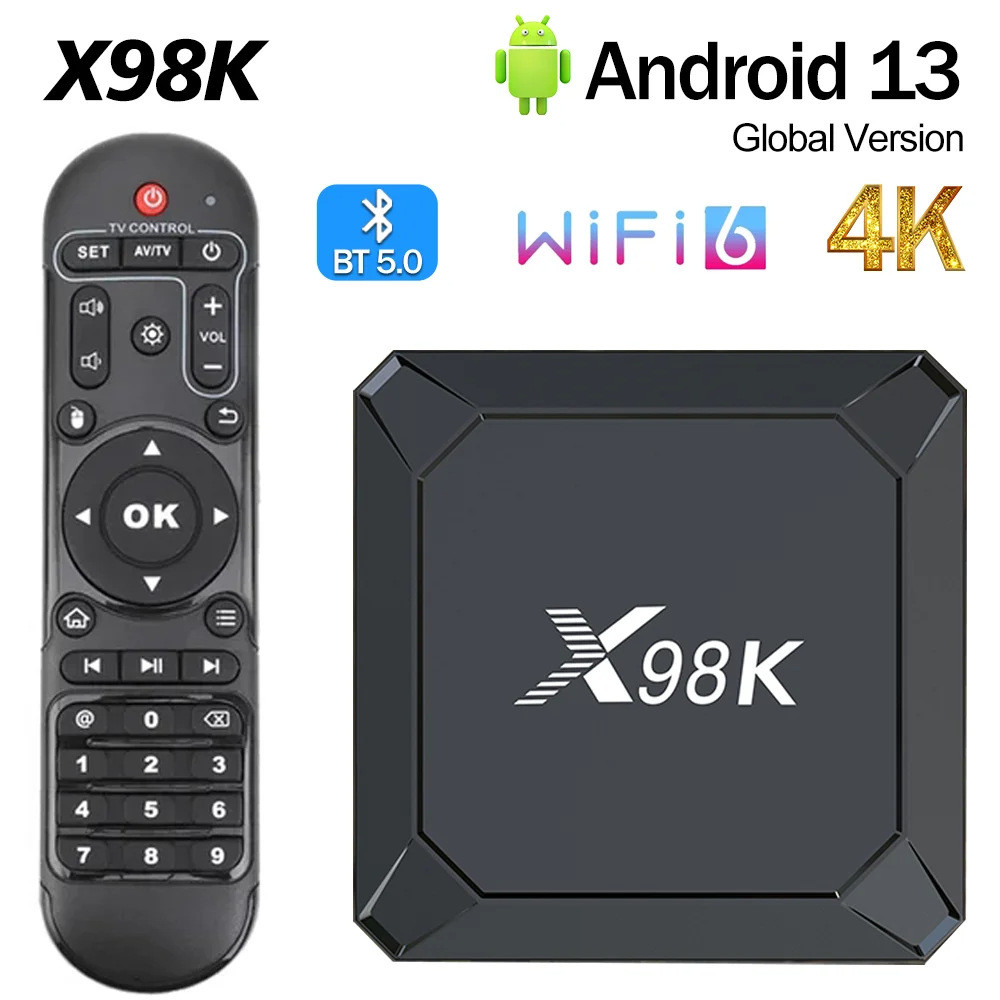 X98K Android 13 RK3528 สมาร์ททีวีกล่อง 6电视机顶盒