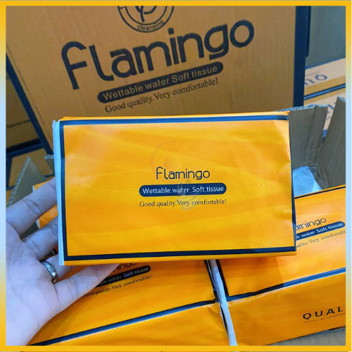ทิชชู่ราคาถูก ส่งเร็ว   [ยกลัง20ห่อ ] Flamingo กระดาษทิชชู่ หนา 4 ชั้น 360 แผ่น GB/T20808 ราคาคุ้มค่า ใช้ทั้งเดือน