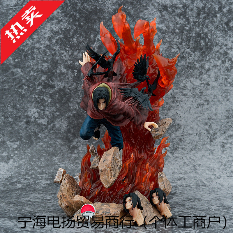 Model Crow Uchiha Itachi NAGKTO Turn Itachi God Series RU Naruto Anime Figure