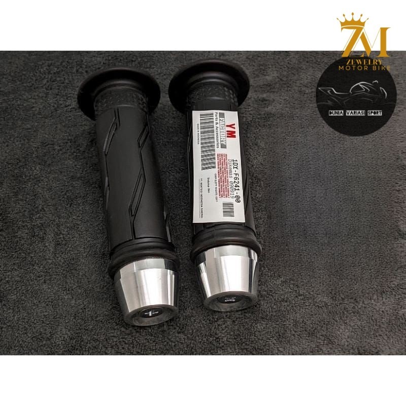 [ZM] Handgrip รถจักรยานยนต์ yamaha hand grip jalu chrome รุ่น pcx ปลอกแฮนด์ mio aerox nmax fino soul