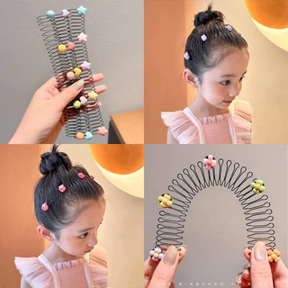 ผมหัก Tidying Hairband สําหรับเด็กที่คาดผมหักคงที่เด็กที่คาดผมยุ่งคงที่