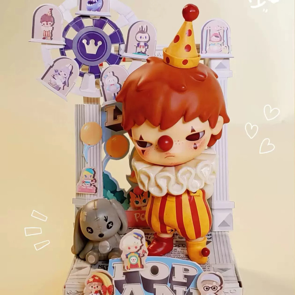 【พร้อมส่ง】hirono popland Popmart ยกกล่อง Paradise Collection Series art toy สุ่ม/ยืนยัน Blind Box Cu