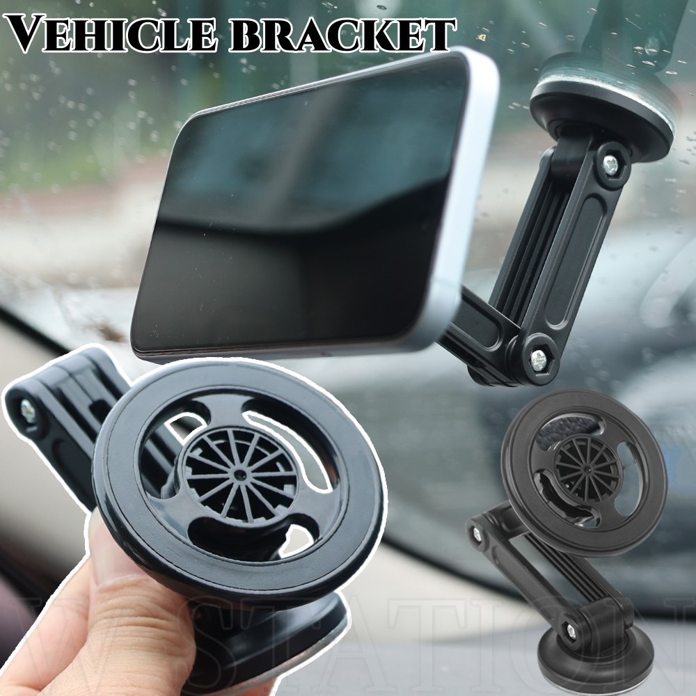 360 ° แท่นยึดโทรศัพท์แบบหมุนได้-ที่วางโทรศัพท์แผงหน้าปัดกระจกหน้ารถ-ปรับได้ติดผนังป้องกันการสั่นไหว-รองรับระบบนําทางโทรศัพท์มือถือ-อุปกรณ์ตกแต่งภายใ