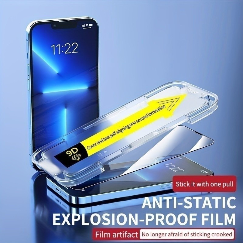 Glossy กระจกนิรภัยป้องกันหน้าจอสําหรับ XIAOMI POCO C3 C31 M2 M3 M4 M5S M6 F3 F4 F5 X3 X4 X5 X6 GT NFC PRO 4G 5G ติดตั้งง่ายในตัวอัตโนมัติวินาทีสติกเกอร์